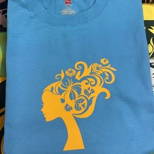 Vinyl T-shirt vintage print